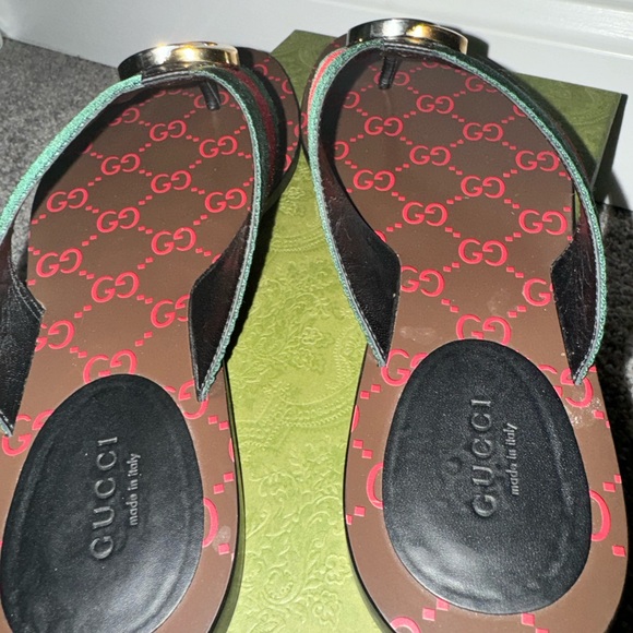 Kika GG Web Flip Flop (Women) Size 39.5 - Picture 5 of 14